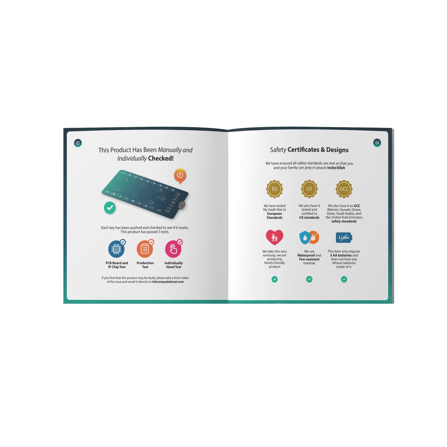 Smart Interactive Revert Prayer Mat